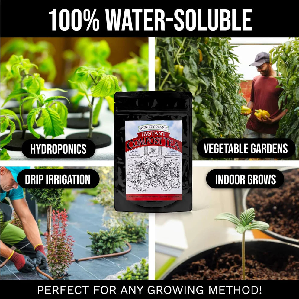compost tea for succulents Instant Compost Tea™ – Mighty Plant Probiotic Plant Food